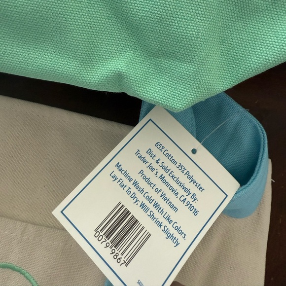 Trader Joe’s Mini Pastel Canvas Tote Bags (Set #2) - Picture 4 of 5